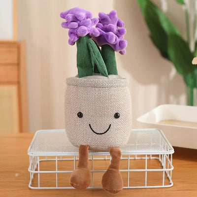 Hyacinth Flower Plushie, 14" | 35 cm plush toy – – 3 – Image 3 | Plushie Produce