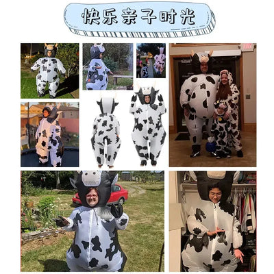 Inflatable Dairy Cow Costume – The Ultimate Party Showstopper plush toy – – – Image 6 | Plushie Produce