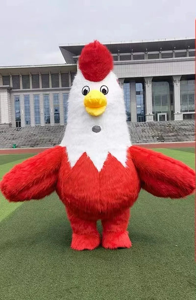 Inflatable Rooster Costume – Plush Mascot Suit in Two Colors plush toy – – – Image 3 | Plushie Produce