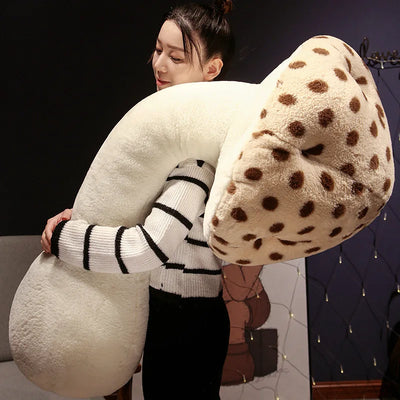 Jumbo Mushroom Plushie Body Pillow: Five Colors, 2.6-4.3' | 80-130 cm plush toy – – – Image 1 | Plushie Produce