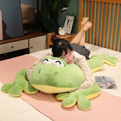 Jumbo Plush Frog, 24-39" | 60-100 cm plush toy – – – Image 4 | Plushie Produce