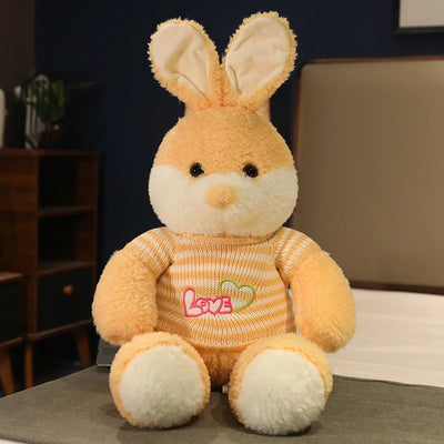 Jumbo Rabbit Plushie - 35-43" | 90-110 cm plush toy – – Yellow – Image 8 | Plushie Produce