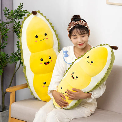 Jumbo Smiling Durian Plushie, 12-37" | 30-95 cm plush toy – – – Image 4 | Plushie Produce