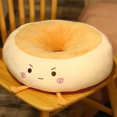 Kawaii Bagel Plush Cushion, 15" | 38 cm plush toy – – 1 – Image 9 | Plushie Produce