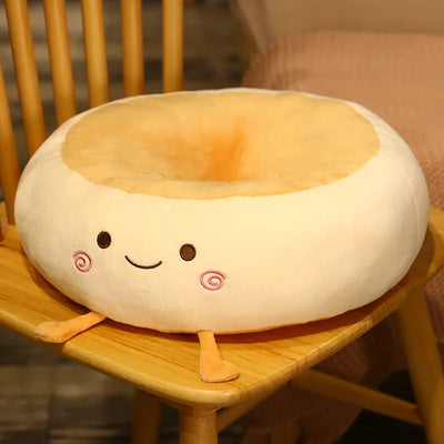 Kawaii Bagel Plush Cushion, 15" | 38 cm plush toy – – 3 – Image 7 | Plushie Produce