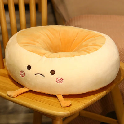 Kawaii Bagel Plush Cushion, 15" | 38 cm plush toy – – 4 – Image 8 | Plushie Produce