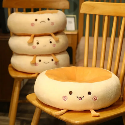 Kawaii Bagel Plush Cushion, 15" | 38 cm plush toy – – – Image 1 | Plushie Produce