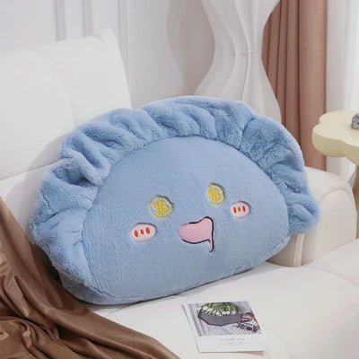 Kawaii Dumpling Plushie, 18-28" |45-70 cm plush toy – – blue money dumpling – Image 9 | Plushie Produce