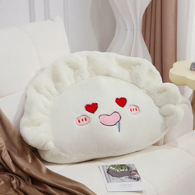 Kawaii Dumpling Plushie, 18-28" |45-70 cm plush toy – – white heart dumpling – Image 10 | Plushie Produce