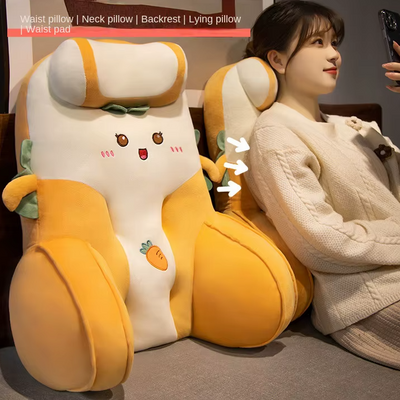 Kawaii Fruit Backrest Pillow – Cozy Support with a Juicy Twist! plush toy – – – Image 2 | Plushie Produce