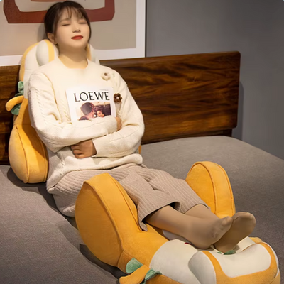 Kawaii Fruit Backrest Pillow – Cozy Support with a Juicy Twist! plush toy – – – Image 9 | Plushie Produce