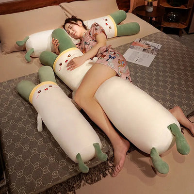 Kawaii Green Onion Body Pillow Plushie – Giant Plush Toy for Cozy Nights plush toy – – – Image 2 | Plushie Produce