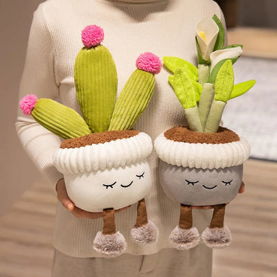 Large Plush Potted House Plant, 5 Varieties, 12" | 30 cm plush toy – – – Image 1 | Plushie Produce