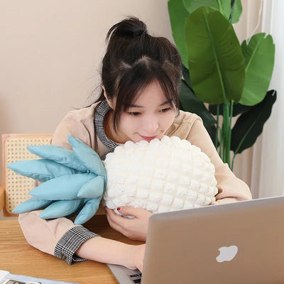 Large Simulation Pineapple Plushie Decor, 20" | 50 cm plush toy – – – Image 4 | Plushie Produce