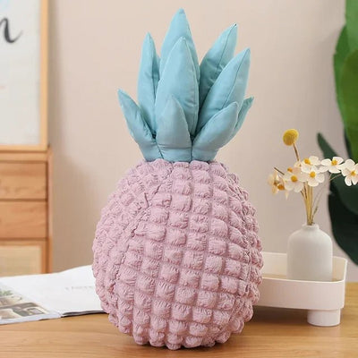Large Simulation Pineapple Plushie Decor, 20" | 50 cm plush toy – – Purple – Image 7 | Plushie Produce