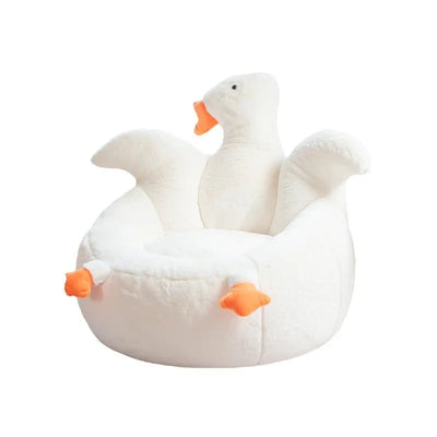 Large White Goose Plushie Chair plush toy – – – Image 7 | Plushie Produce