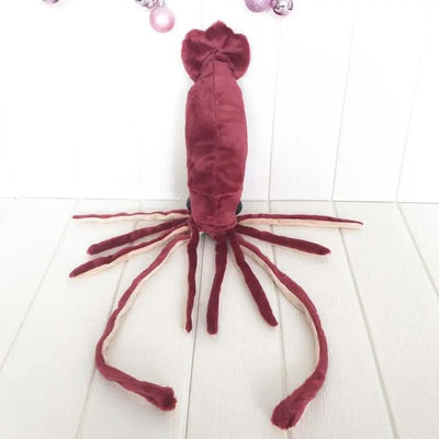 Lifelike Humboldt Squid Plush Toy, 2.6' | 78 cm plush toy – – – Image 2 | Plushie Produce