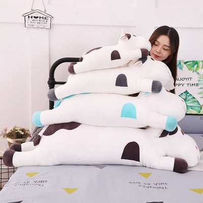 Long Cow Plushie – Soft Body Pillow, 20-43" | 50-110 cm plush toy – – – Image 2 | Plushie Produce