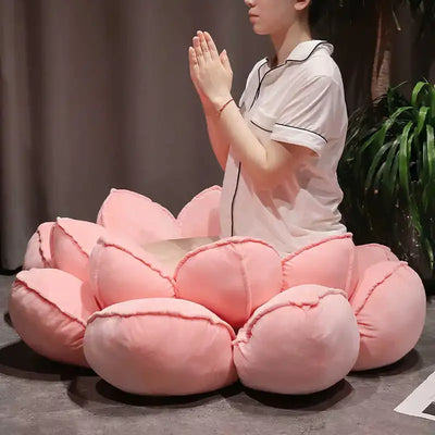 Lotus Blossom Plush Floor Cushion - Two Colors plush toy – – – Image 1 | Plushie Produce