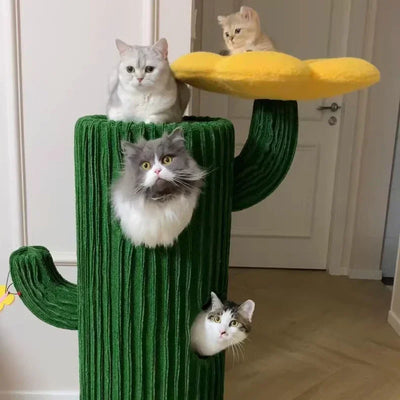 Luxury Cactus Cat Tree- Suitable for Multiple Cats plush toy – – – Image 3 | Plushie Produce