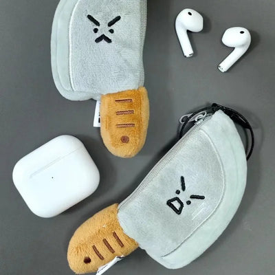 Mini Knife Plushie Keychain – Small Plush Storage for Earbuds plush toy – – – Image 6 | Plushie Produce