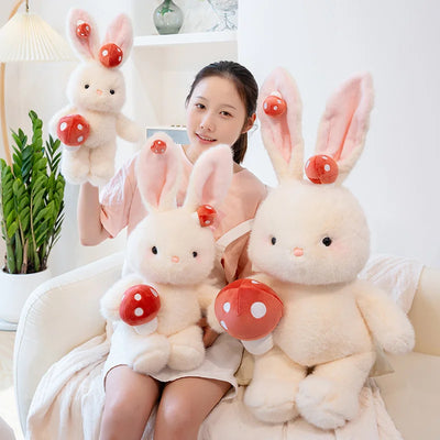 Mushroom Bunny Plushies, 16-34" | 40-85 cm plush toy – – – Image 6 | Plushie Produce