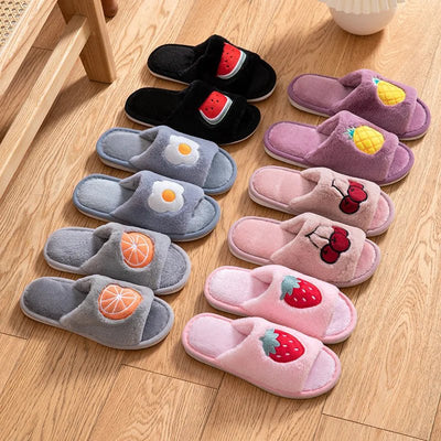 Open-Toed Fruit Slippers, Five Styles, US Men 3.5-6.5/Women 5.5-8 plush toy – – – Image 3 | Plushie Produce