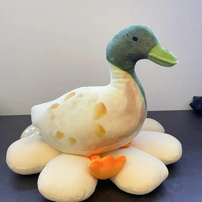Plush Fruit Duck Springtime Decor, Three Styles, 12" | 30 cm plush toy – – green – Image 9 | Plushie Produce