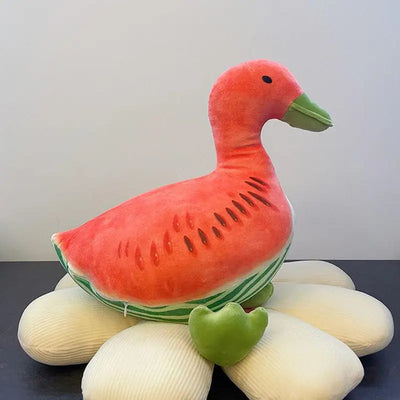 Plush Fruit Duck Springtime Decor, Three Styles, 12" | 30 cm plush toy – – – Image 2 | Plushie Produce
