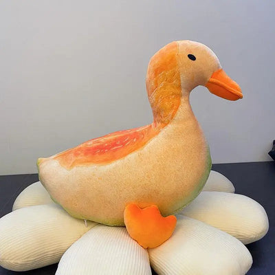 Plush Fruit Duck Springtime Decor, Three Styles, 12" | 30 cm plush toy – – Yellow – Image 7 | Plushie Produce