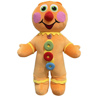 Plush Inflatable Gingerbread Cookie Costume plush toy – – – Image 1 | Plushie Produce