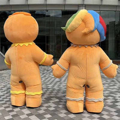 Plush Inflatable Gingerbread Cookie Costume plush toy – – – Image 3 | Plushie Produce