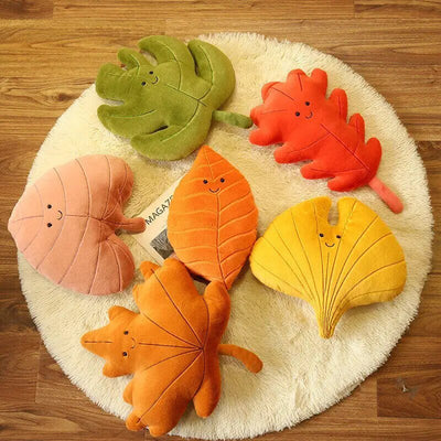 Plushie Autumn Leaf Collection- Fall Decor, Six Styles, 14" | 35 cm plush toy – – – Image 24 | Plushie Produce