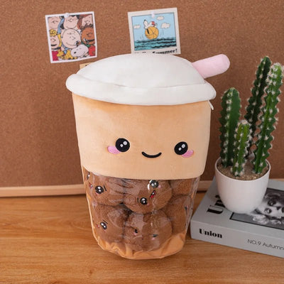 Plushie Bubble Tea with Removable Boba Balls, 16 in | 40 cm plush toy – – – Image 6 | Plushie Produce