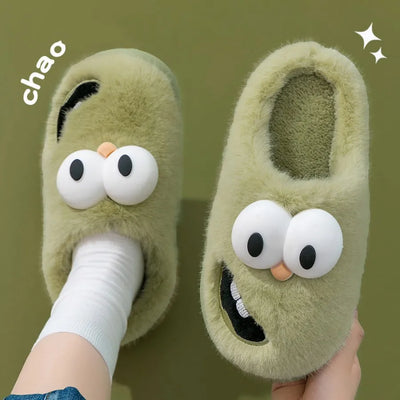 Plushie Cartoon Bird Slippers, US Men 4-10/ Women 5.5-11.5 plush toy – – – Image 2 | Plushie Produce