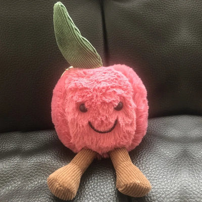 Plushie Cartoon Food Keychain, Six Food Choices plush toy – – Apple – Image 11 | Plushie Produce