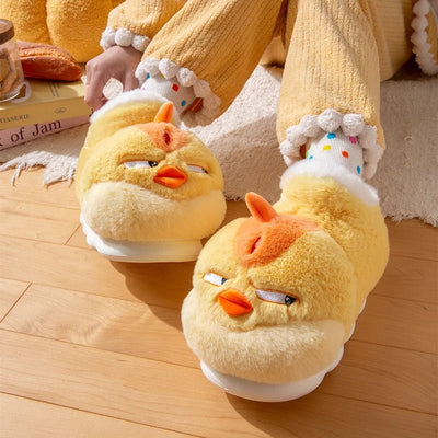 Plushie Chicken Boot Slippers, Children's Size through US Men 9/Women 10.5 plush toy – – – Image 6 | Plushie Produce