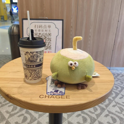 Plushie Coconut Bird Plushie, 4-9" | 10-23 cm plush toy – – – Image 2 | Plushie Produce