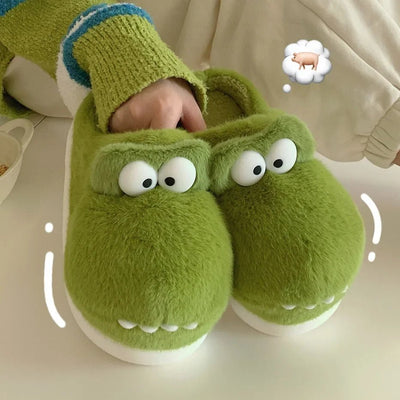 Plushie Cozy Alligator Slippers, Two Styles, US Men 4-8.5/ Women 5.5-10 plush toy – – Slipper – Image 2 | Plushie Produce