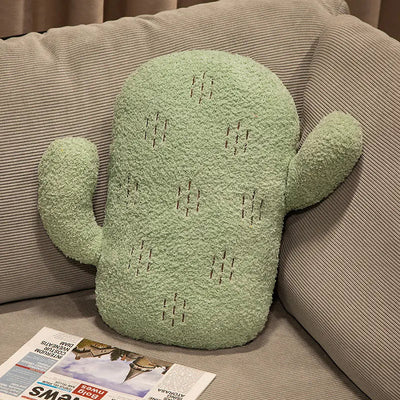 Plushie Decorative Cactus Throw Pillow, Three Colors, 12-16" | 30-40 cm plush toy – – Green – Image 9 | Plushie Produce