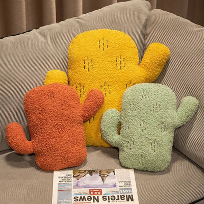 Plushie Decorative Cactus Throw Pillow, Three Colors, 12-16" | 30-40 cm plush toy – – – Image 1 | Plushie Produce