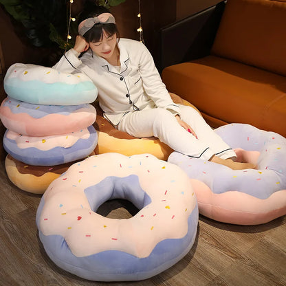 Plushie Donut Seat Cushion, 4 Colors, 1.5-2.3' | 45-70 cm plush toy – – – Image 5 | Plushie Produce