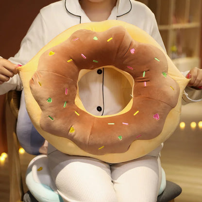 Plushie Donut Seat Cushion, 4 Colors, 1.5-2.3' | 45-70 cm plush toy – – – Image 6 | Plushie Produce
