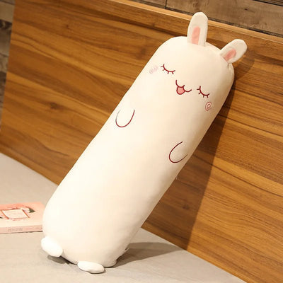 Plushie Farm Animal Body Pillow, Four Animals, 2.3-3.3' | 70-100 cm plush toy – – Bunny – Image 3 | Plushie Produce