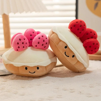 Plushie Fruit Tart Dessert, 4-8" | 10-20 cm plush toy – – – Image 1 | Plushie Produce