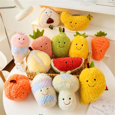 Plushie Fuzzy Fruits & Vegetables, 9 Varieties, 6-11" | 16-28 cm plush toy – – – Image 3 | Plushie Produce