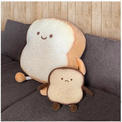 Plushie Happy/Sad Bread, 7-16" | 18-40 cm plush toy – – – Image 6 | Plushie Produce
