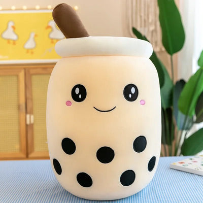 Plushie Jumbo Bubble Tea, 16 Styles, 9-28" | 22-70cm plush toy – – Cream/Open Eyes – Image 22 | Plushie Produce