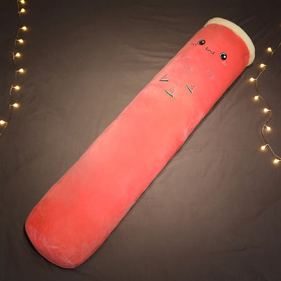 Plushie Jumbo Bubble Tea Body Pillow, Five Styles, 3.3-4.9' | 100-130cm plush toy – – Red – Image 11 | Plushie Produce