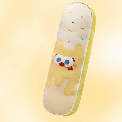 Plushie Jumbo Dessert Stick Body Pillow, Three Colors, 35-47" | 90-120 cm plush toy – – Yellow – Image 9 | Plushie Produce